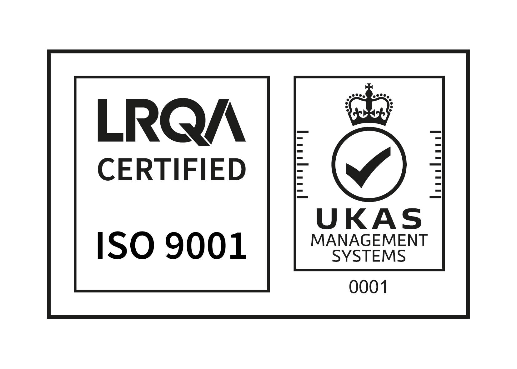 UKAS AND ISO 9001 Logo